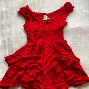 Princess Polly Red Romper